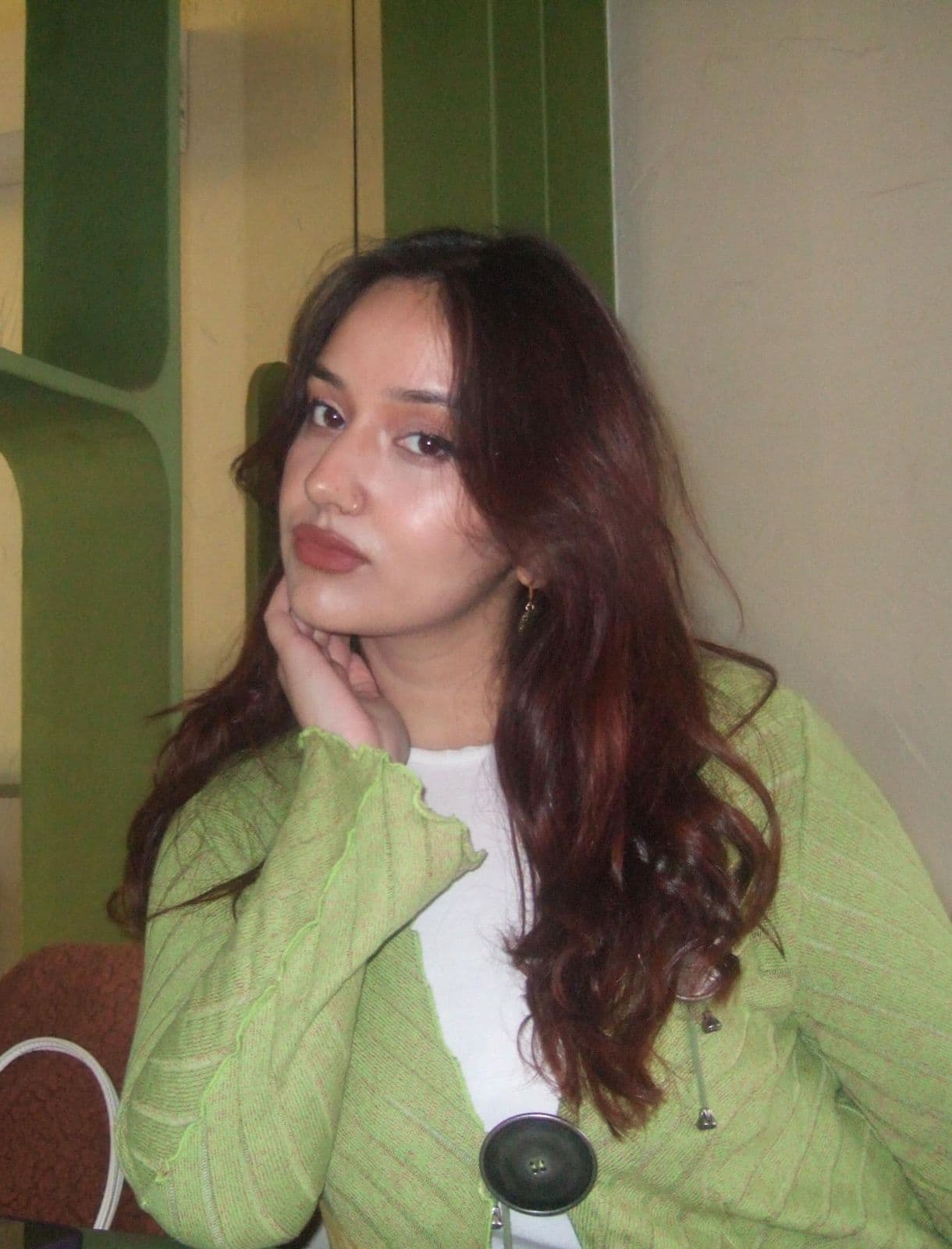 Haya Shahzad, photographed in a quiet moment in studio